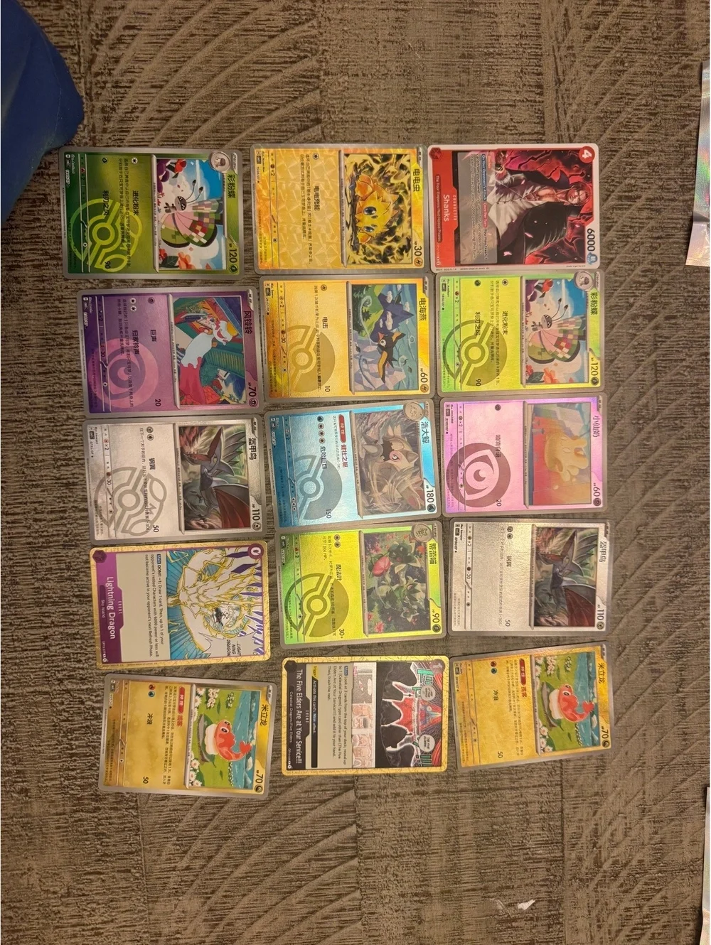 182 Pokemon One Piece TCG Card Lot 2 Graded 10 Slabs Zoro SEC Holos